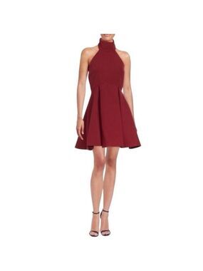 Revolve Finders Keepers Oxblood Fit and Flare Dress Medium